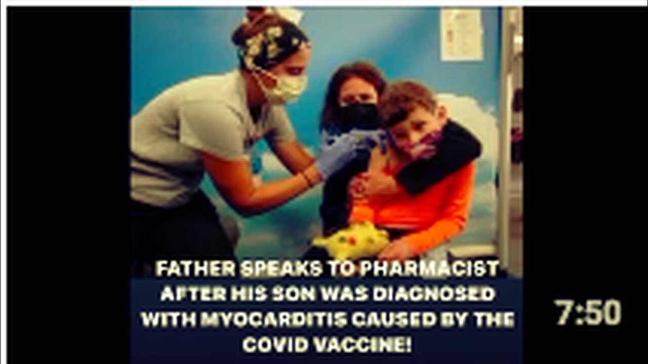 Father speaks to Pharmacist after his son was diagnosed with Myocarditis caused by the covid VAXX