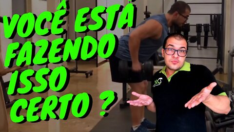 Remada Curvada halter Fechada - Você está fazendo isso certo ?