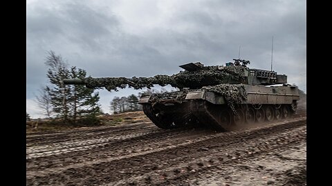 Derrota de tanque de la OTAN/ Ucrania Leopard 2A6 de fabricación alemana en Zaporizhia