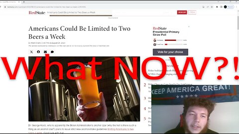 Control Speech, Guns Now Alcohol?! NOT Illegals, Hard Drugs, Economy?!