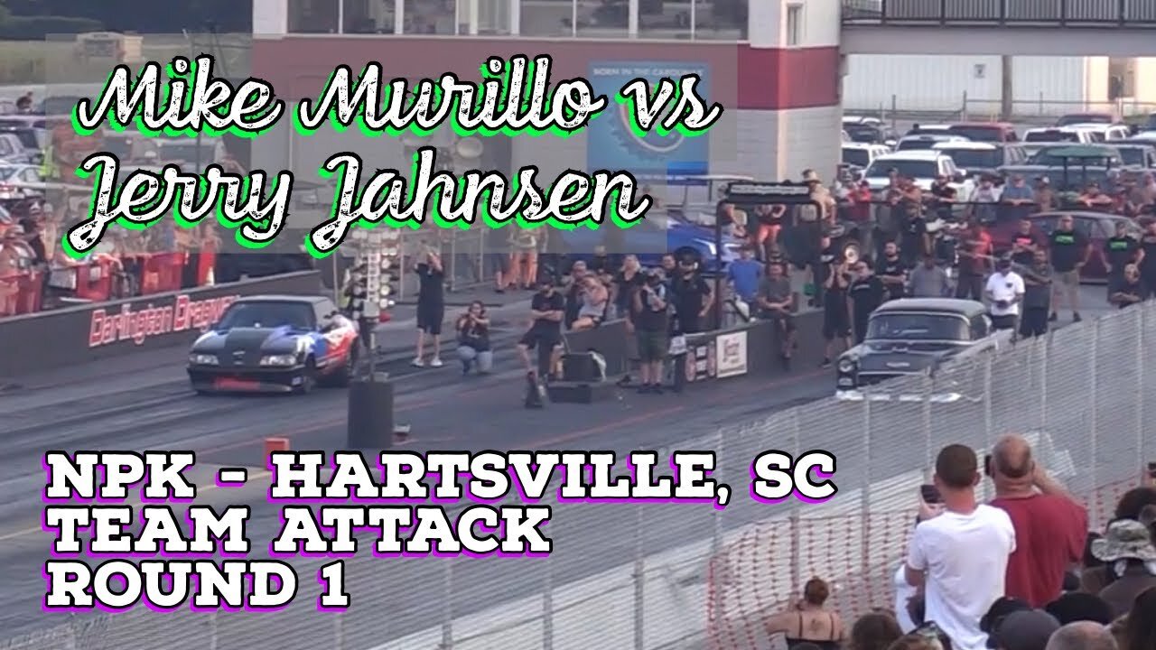 Street Outlaws 2021 No Prep Kings - Hartsville, SC: Team Attack Rd 1, Mike Murillo vs Jerry Jahnsen