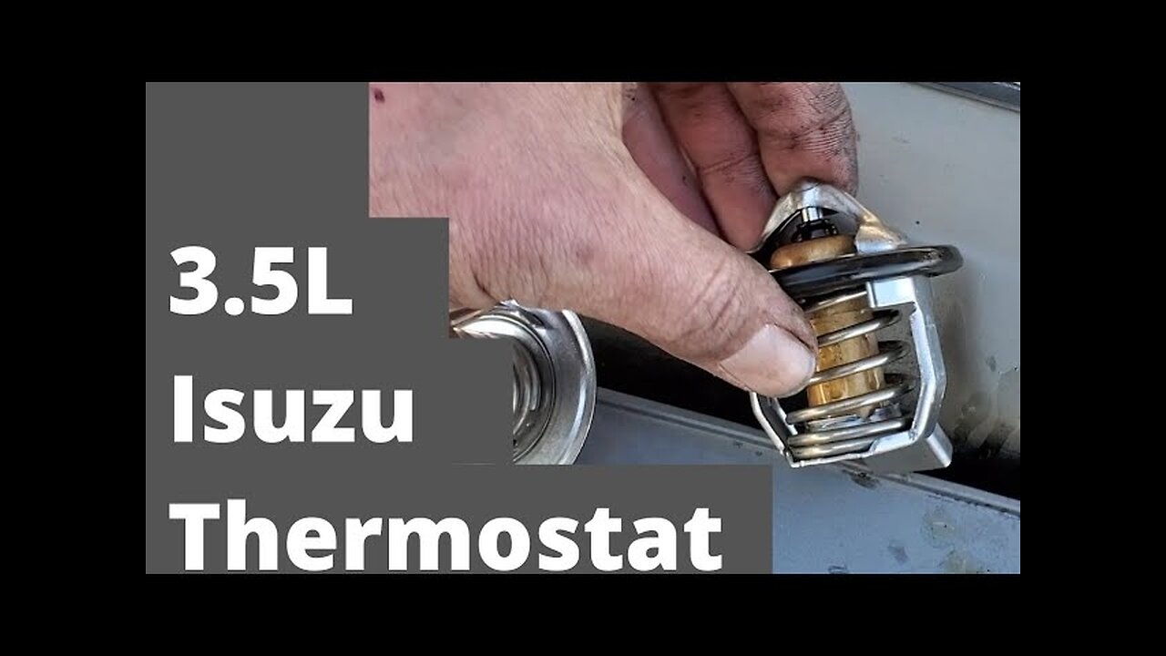 Replacing the Thermostat in an Isuzu Trooper