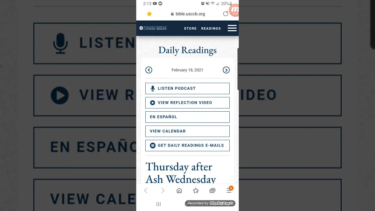 Jesus is our Savior/ Bible reading FEB 18