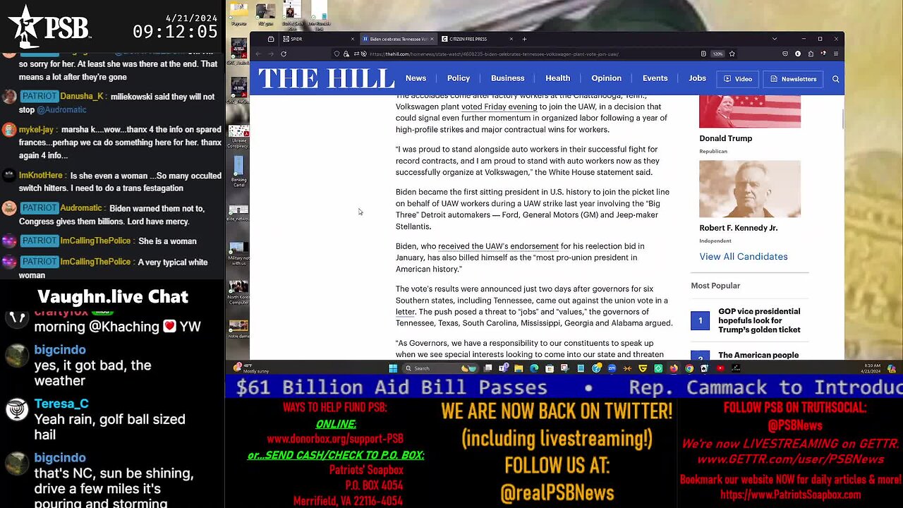 2024-04-21 09:03 EDT - Sunday Paper: with Eighties Erin