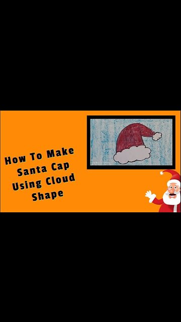 Easy Crafts For Kid | Santa Cap Craft |Santa Cap Craft Paper For Affordable Printables