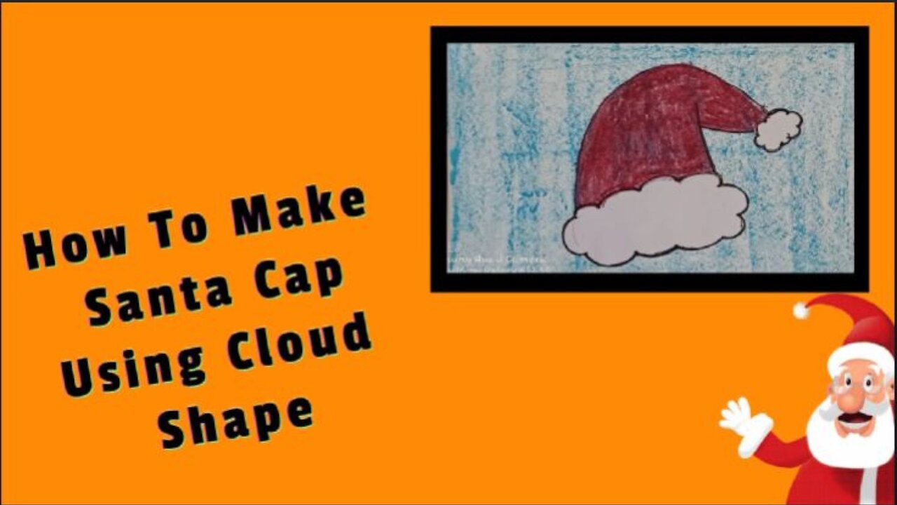 Easy Crafts For Kid | Santa Cap Craft |Santa Cap Craft Paper For Affordable Printables