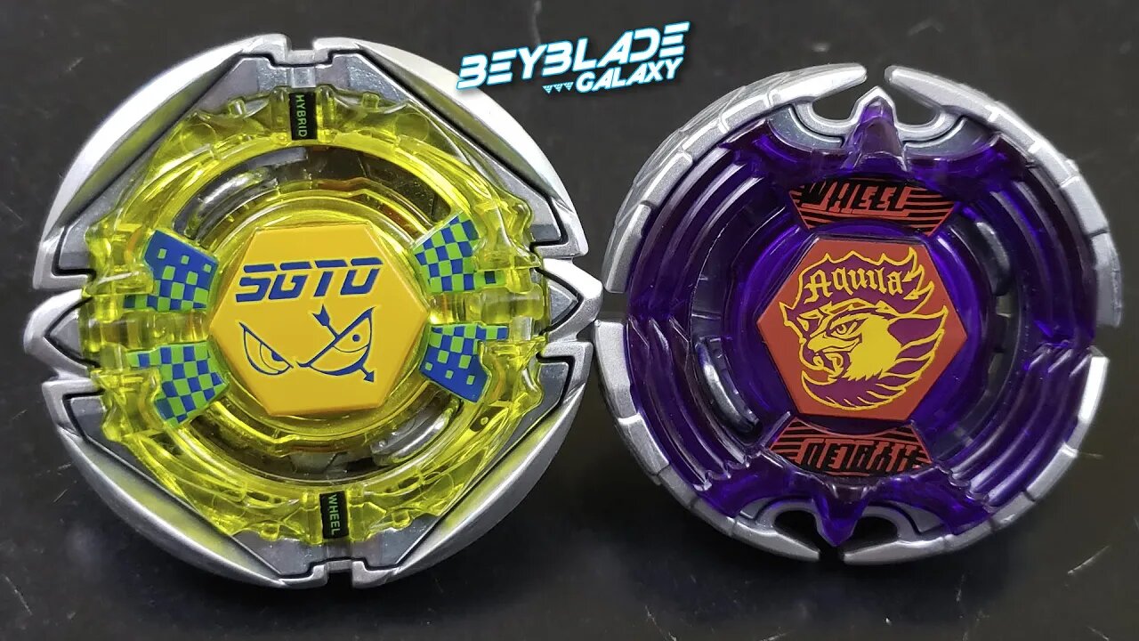 FLAME SAGITTARIO .8.'C vs EARTH AQUILLA .2.Y - Beyblade Burst ベイブレードバースト