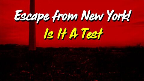 Warning! Escape from New York! Is It A Test... - East Coast Hit With Earthquake