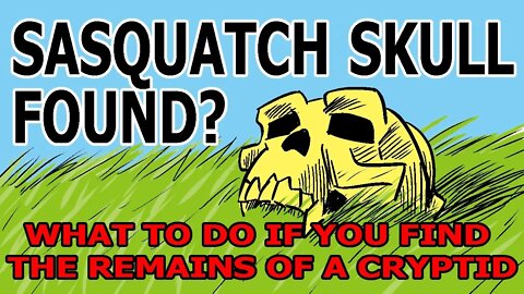 Bigfoot Skull Found? What to do if you find cryptid remains