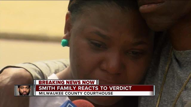Sylville Smith's family reacts to the not guilty verdict