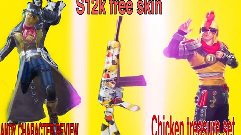 Should you buy Andy character. full review with free S12K skin and crate opening of CHICKEN TREASURE