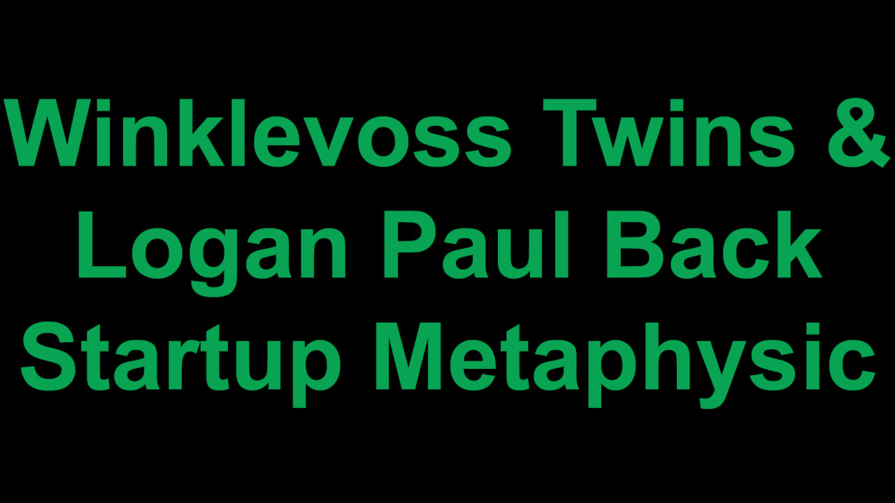 Winklevoss Twins & Logan Paul Back Metaverse Startup Metaphysic