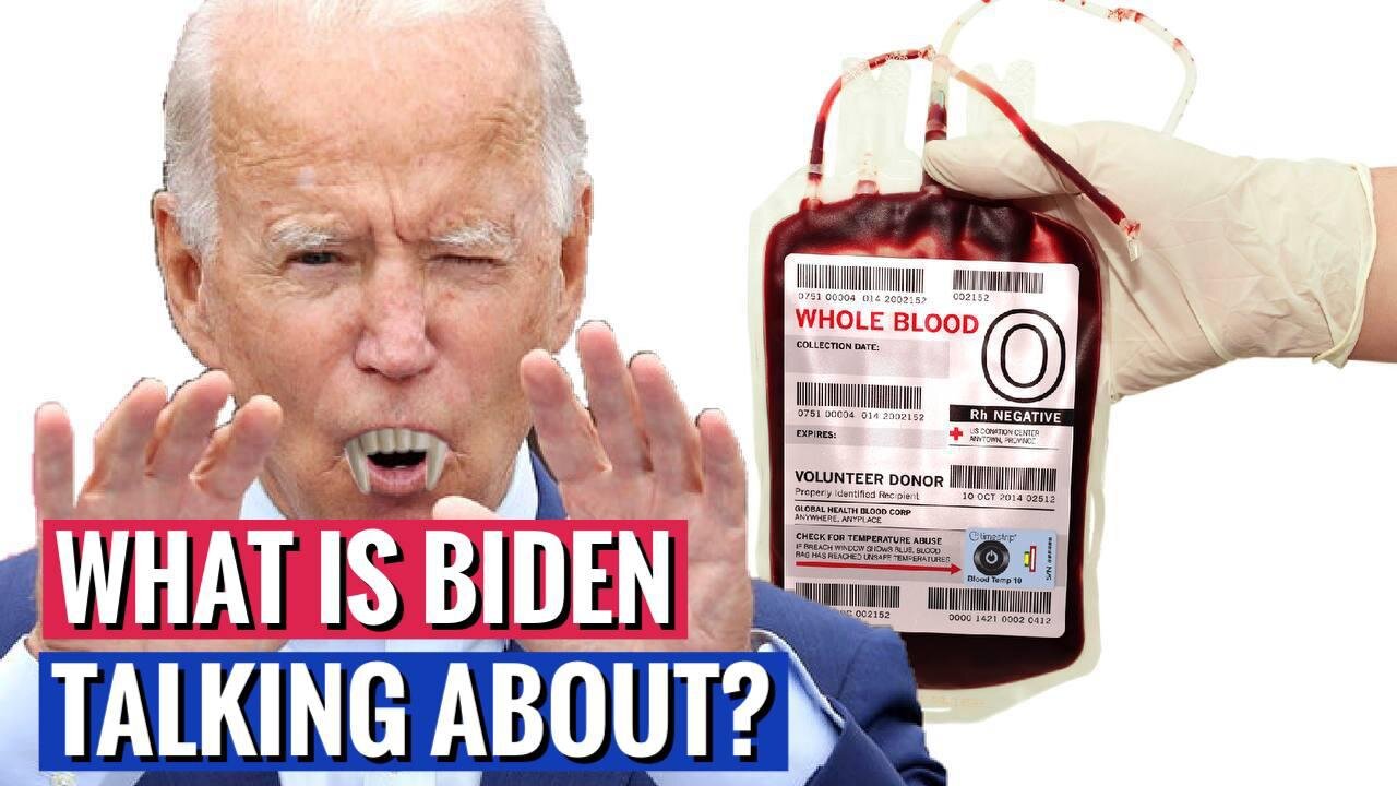 Biden Rants About Sucking Children’s BLOOD at White House - Reporters Literally GASP