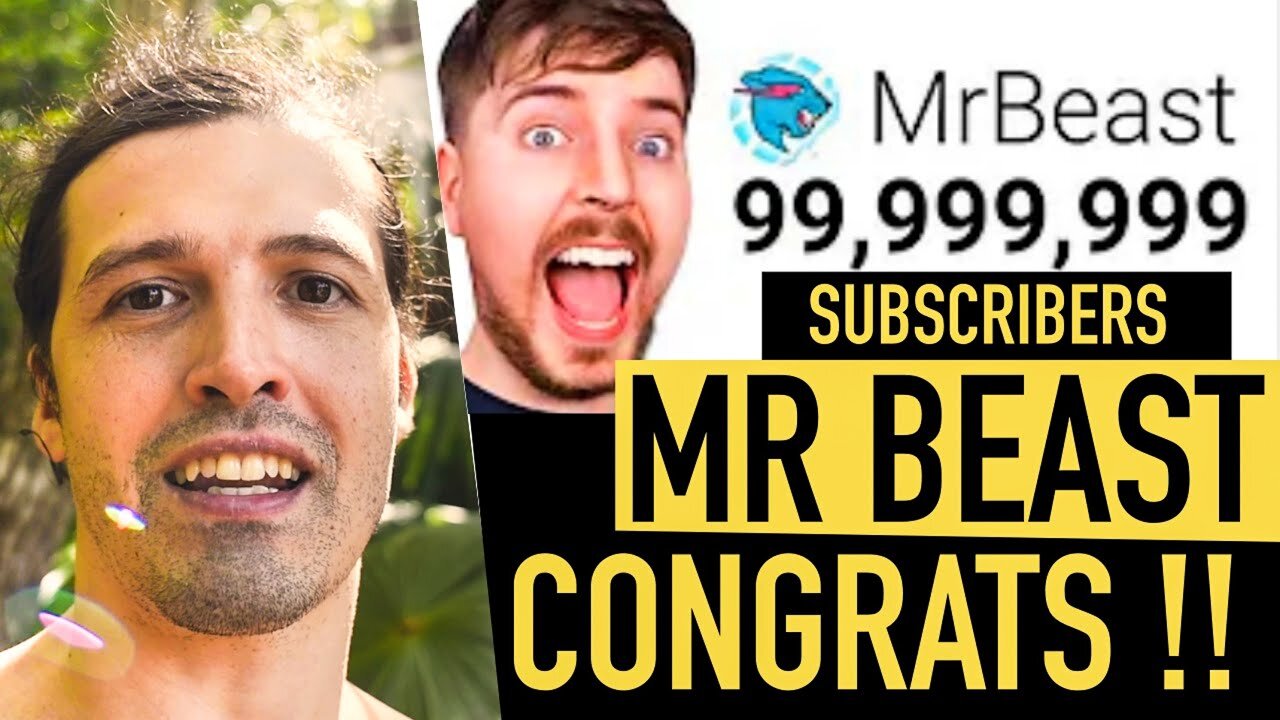 mrbeast 100 million subscribers, Congrats