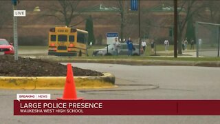 Waukesha West High School evacuated due to threat, district says