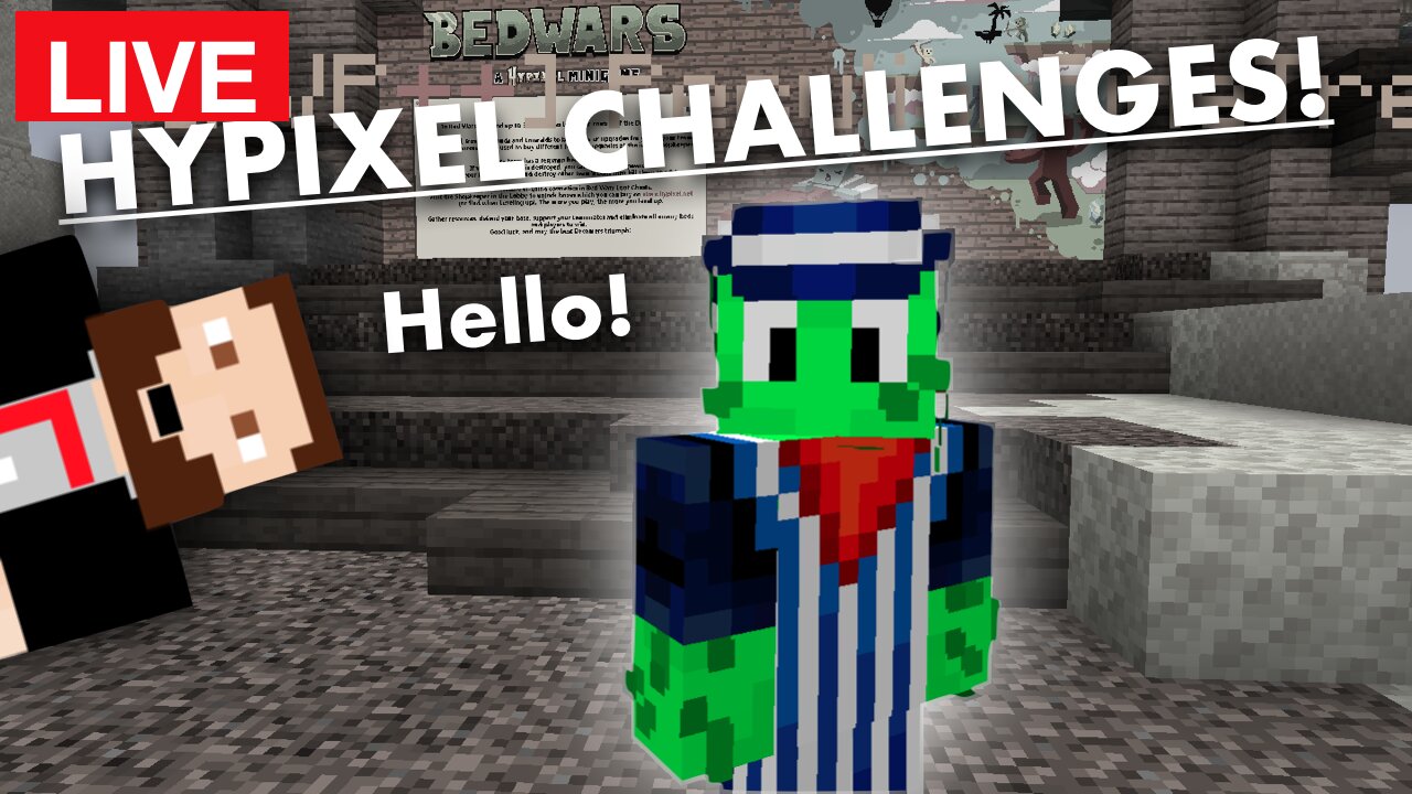 The Last Time G1Games Beats Me In Hypixel Minigames?- Minecraft Live Stream - Exclusively on Rumble!