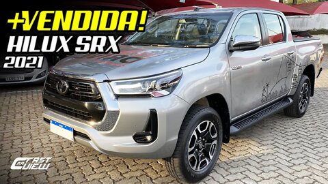 NOVA TOYOTA HILUX SRX 4x4 TURBO DIESEL 2021 TOP DE LINHA - Fast Car View