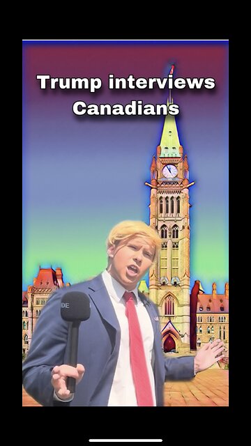 Donald Tump asks Canadians if they prefer Joe Biden or Trump!