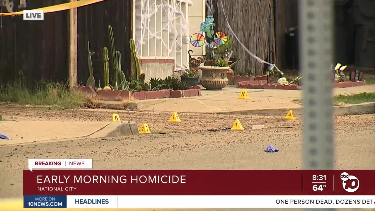 Police investigate National City homicide