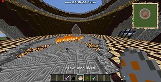 Minecraft mob battle iron golem vs emperor scorpion