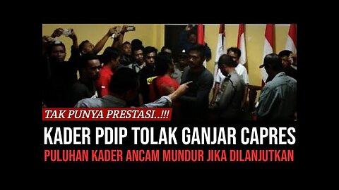 Puluhan Kader PDIP Mendukung Anies Baswedan Di Pilpres 2024 Karena Menolak Ganjar Pranowo Tidak Punya Prestasi Selain Hobi Nonton Bokep Dan Memiskinkan Jawa Tengah Serta Terkasus Korupsi E KTP