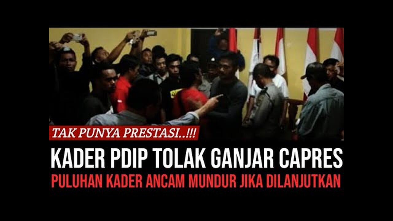 Puluhan Kader PDIP Mendukung Anies Baswedan Di Pilpres 2024 Karena Menolak Ganjar Pranowo Tidak Punya Prestasi Selain Hobi Nonton Bokep Dan Memiskinkan Jawa Tengah Serta Terkasus Korupsi E KTP