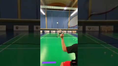 Viral Reel #153 I Need Somebody To Play This Game With - Unimaginable Badminton Trick Shot 🙄 #shots