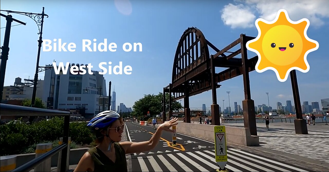 Scenic Bike Ride along NYC's West Side