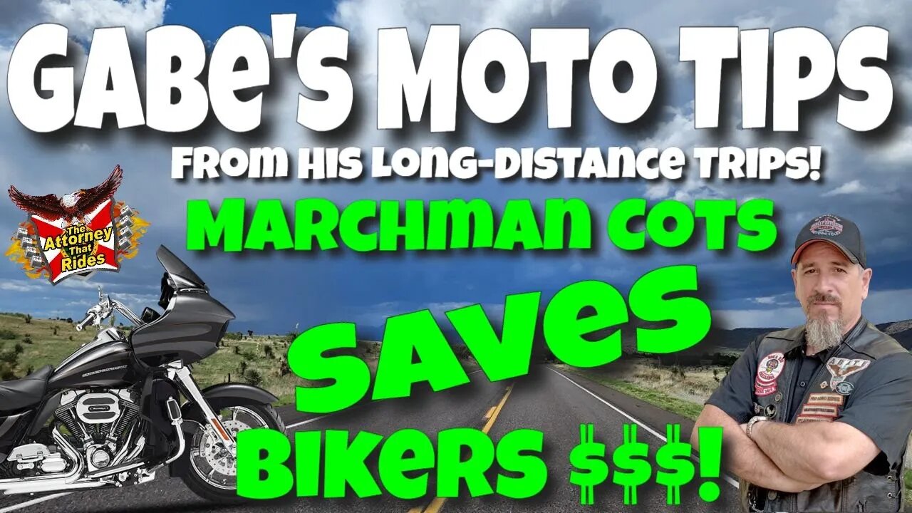 Marchman Cots Saves Bikers' Big Money