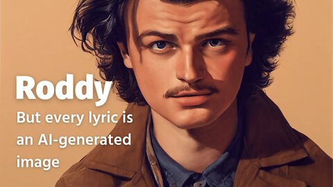 Djo - Roddy - But every lyric is an AI-generated image