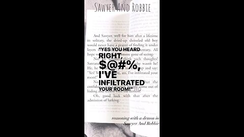 reasoning with a demon in Sawyer And Robbie