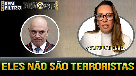 ANA PAULA HENKEL explica ao ministro Alexandre de Moraes o que é TERRORISTA