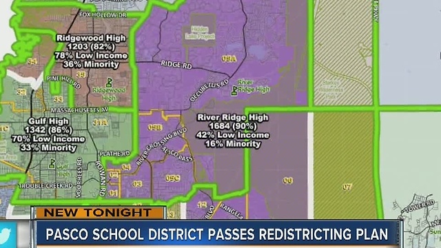 Pasco School District passes redistricting plan
