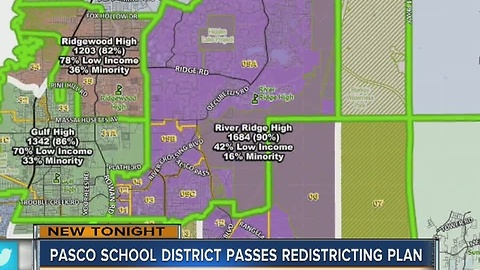 Pasco School District passes redistricting plan
