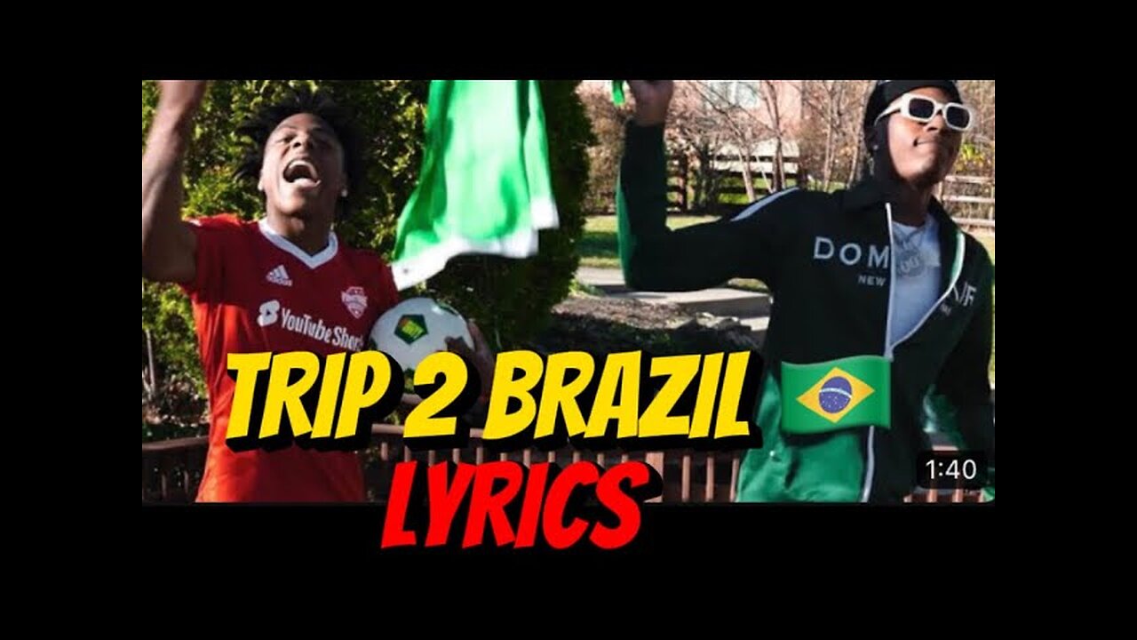 ISHOWSPEED X BANDMANRILL - TRIP 2 BRAZIL LYRICS OFFICIAL MUSIC VIDEO