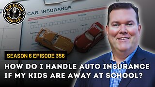 How do I handle auto insurance if my kids are away at school?