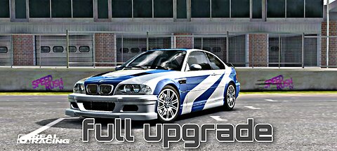 Real racing full upgrade 3 BMW m3 gtr street limited series mod