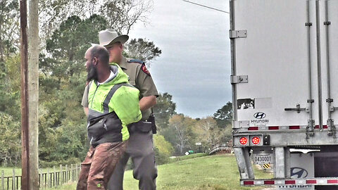 18 WHEELER DRIVER ARRESTED FOR DWI, RESISTS ARREST, LIVINGSTON TEXAS, 12/07/24...