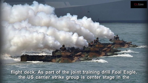 Show of Force,USS Carl Vinson Moves Into Waters of South Korea,