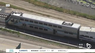 Train service again halted in San Clemente due to landslide