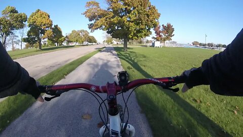 Lake Michigan Shoreline to Main Street ( FRAMED MINNESOTA 2.2 )