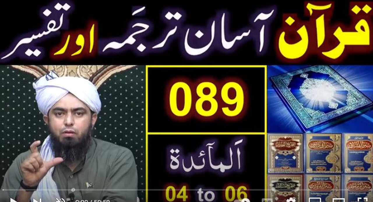 089-Qur'an Class : Surat Al-Maidah (Ayat No. 04 to 06) ki TAFSEER (By Engineer Muhammad Ali Mirza)