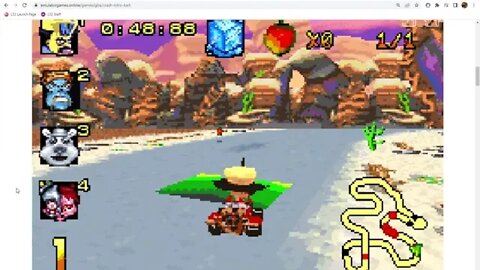 Crash Nitro Kart (GBA) - Aku Cup Gameplay