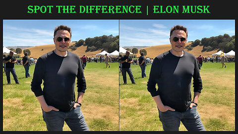 Spot the difference | Elon musk