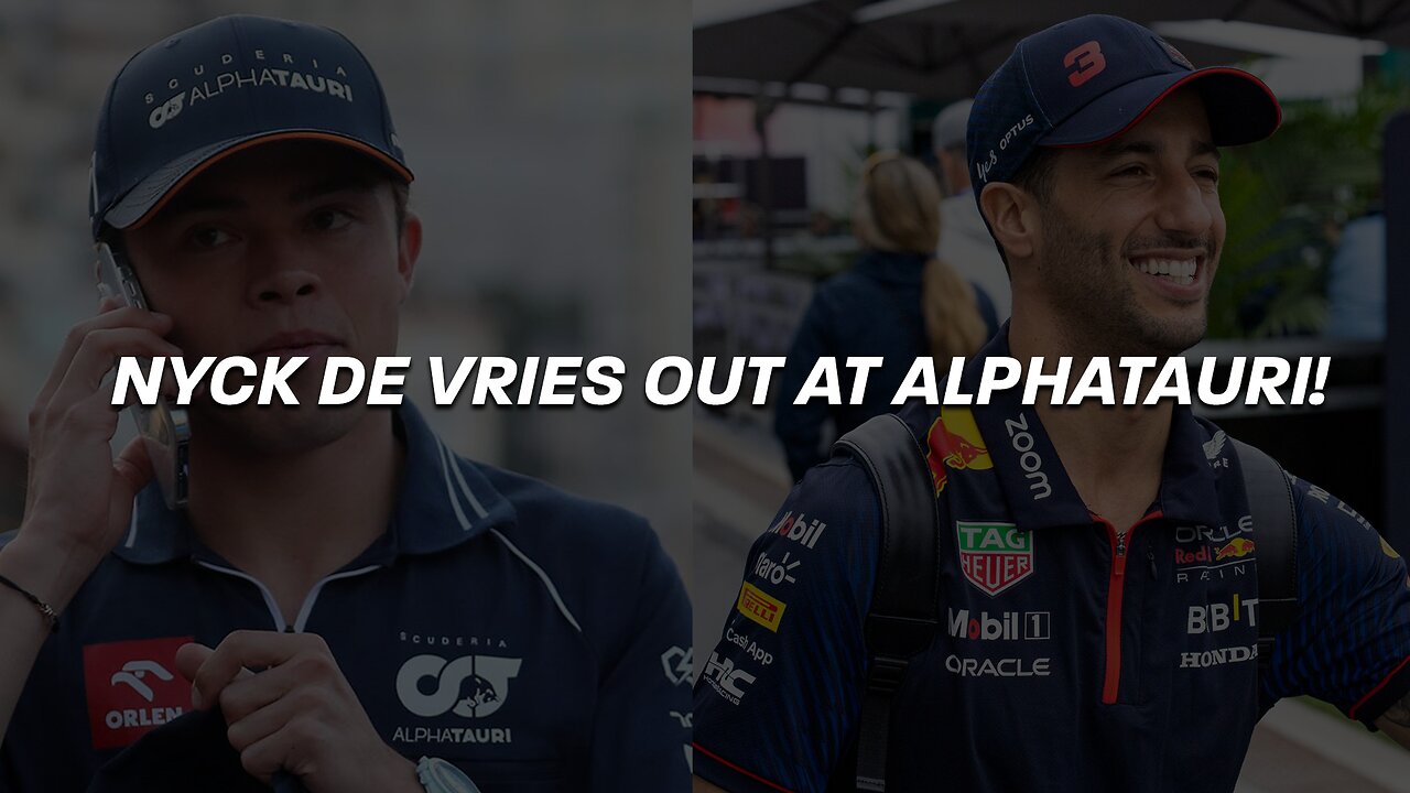 Daniel Riccardo is Back!! de Vries is out at Alphatauri!!