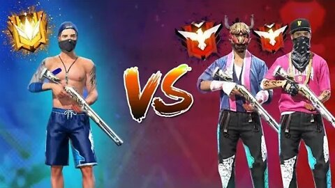 IMPOSSIBLE 🎯 || 1 VS 2 Gameplay Garena free fire || #garenafreefire