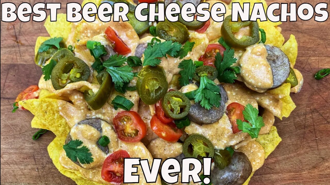 Beer Brat Nachos on the PitBoss Flat Top Griddle | Bratchos !!