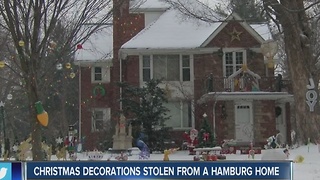 Decorations stolen from a Hamburg home