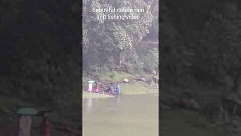 Beautiful 🌂rain and 🐟 fishing video,#shorts,#rainfall,#fishing,#dam,#viral,#trendingshorts