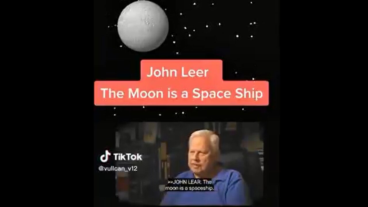 JOHN LEER THE MOON IS A SPACE SHIP.